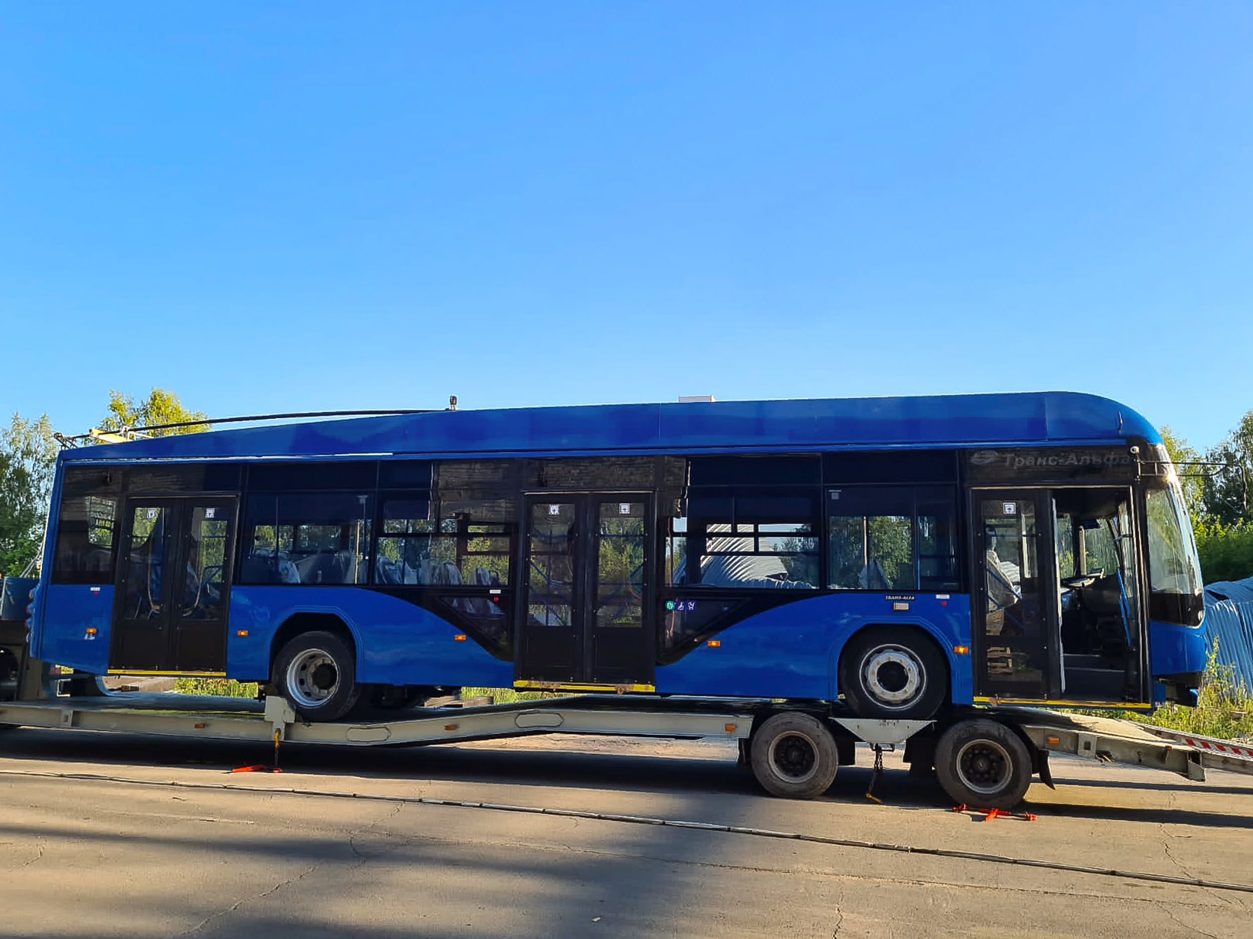 Очередной новый троллейбус доставлен из Вологды | Новости Братска